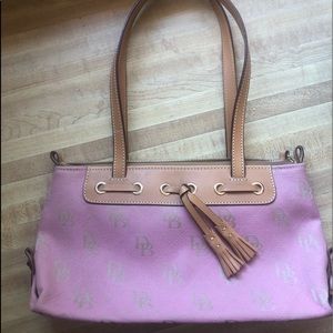 Dooney &Bourke NWOT beautiful pink canvas purse